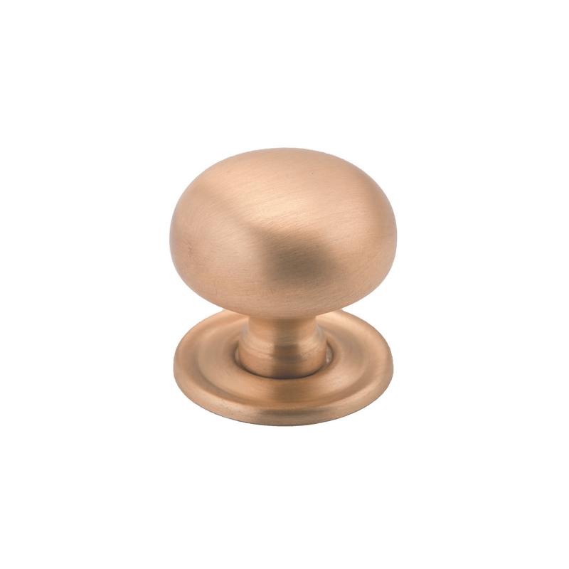 Cupboard Knob Classic Satin Brass 32mm