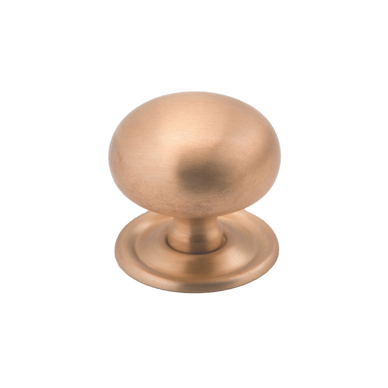 Cupboard Knob Classic Satin Brass 38mm