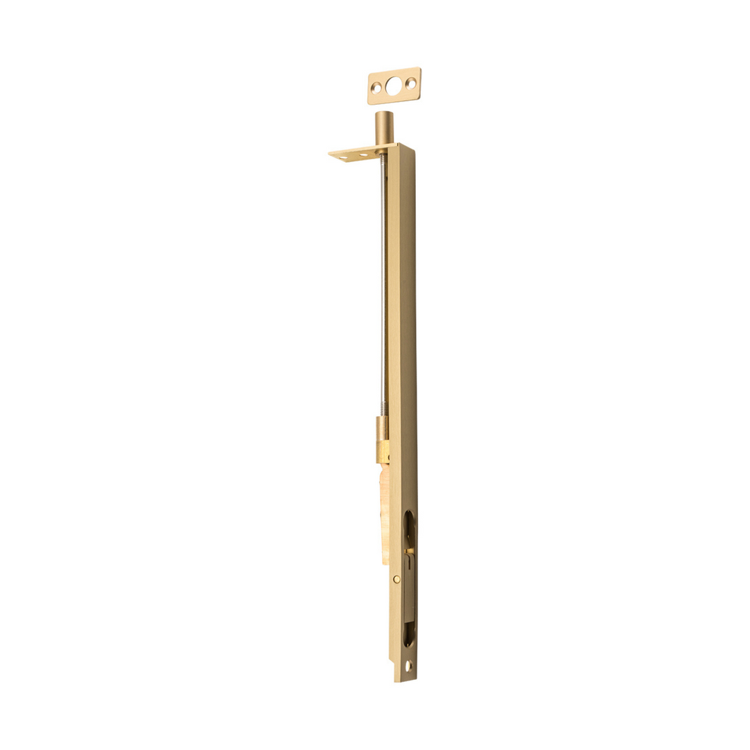 Flush Bolt Satin Brass 300mm