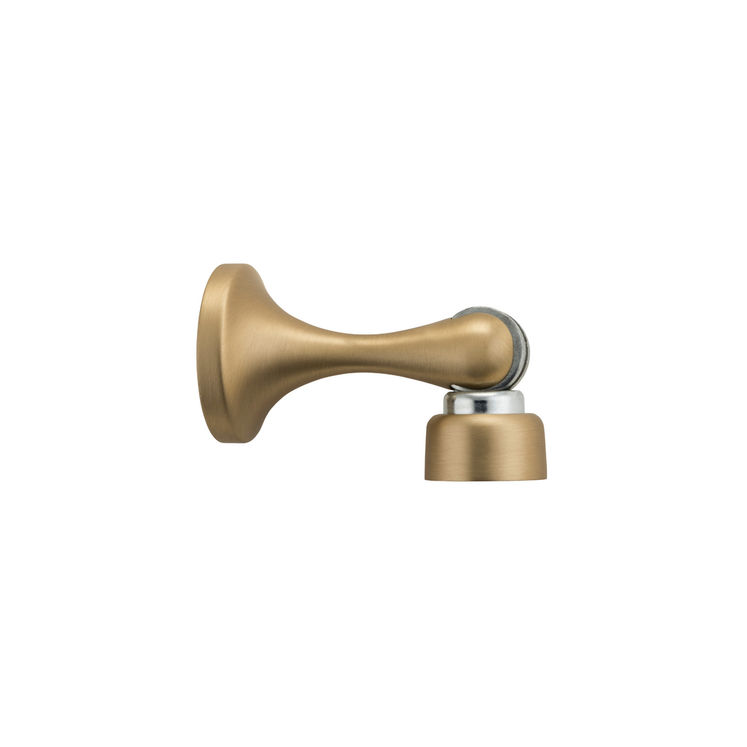 Door Stop - Magnetic Satin Brass