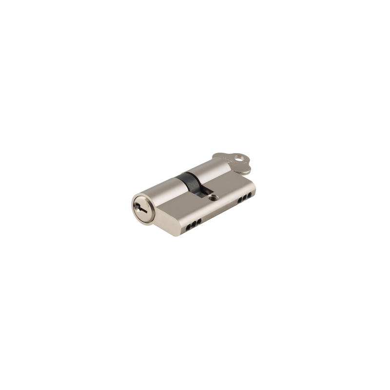 Euro Cylinder Key/Key Satin Nickel 45mm