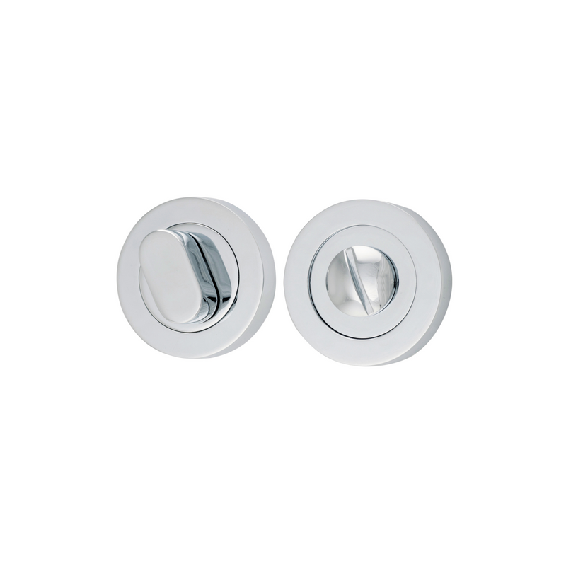 Privacy Turn Round Polished Chrome 52mm