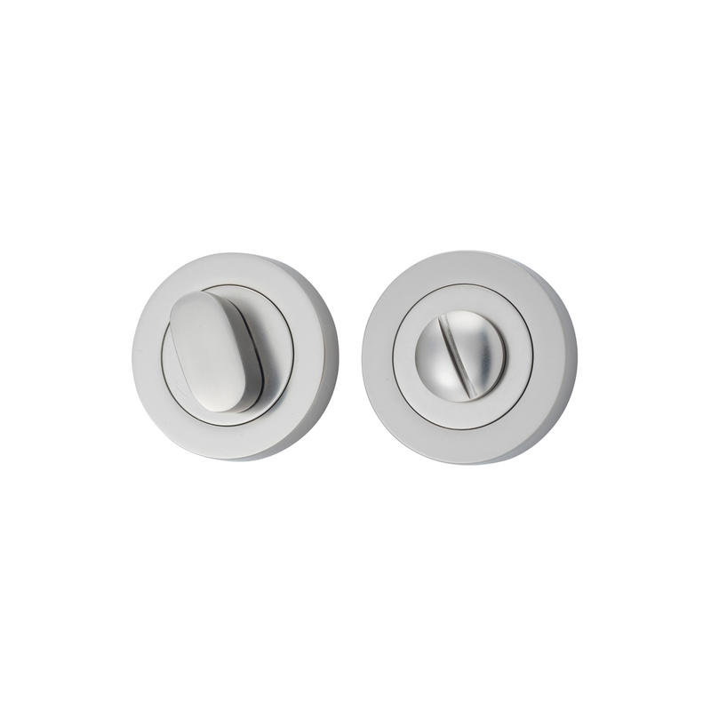 Privacy Turn Round Satin Nickel 52mm