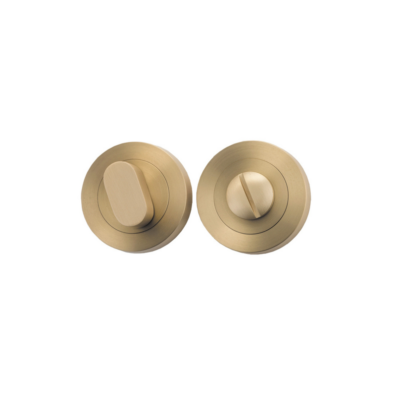 Privacy Turn Round Brushed Brass 52mm