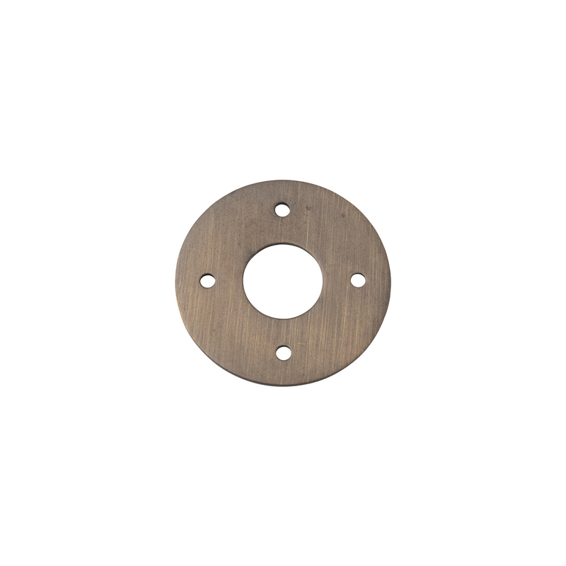 Adaptor Plate (Pair) Round Signature Brass