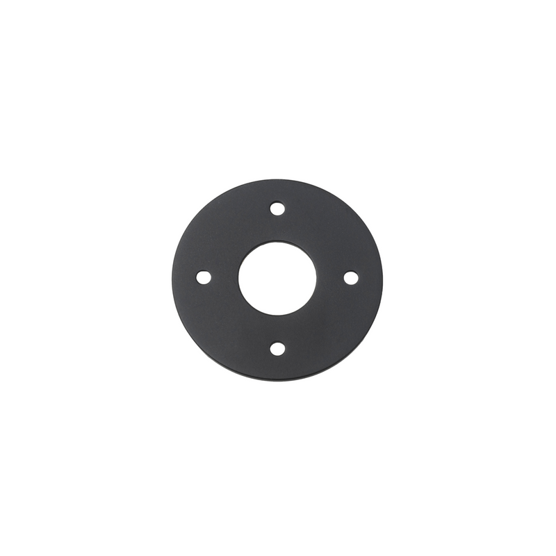 Adaptor Plate (Pair) Round Matt Black