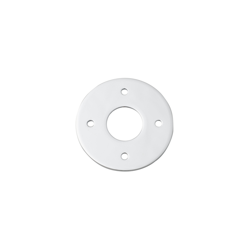 Adaptor Plate (Pair) Round Polished Chrome