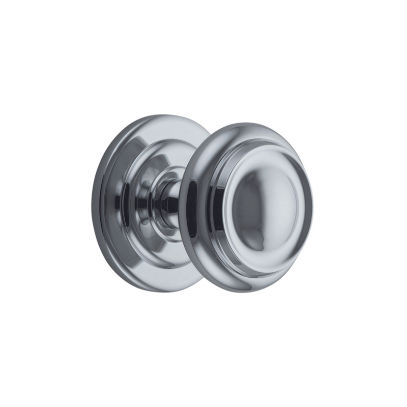 Sarlat Centre Door Knob Polished Chrome