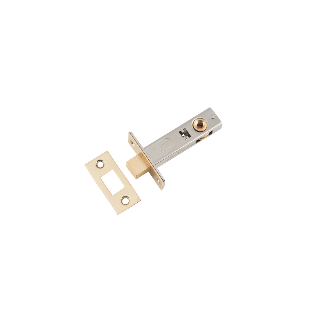Privacy Bolt Polished Brass 60mm