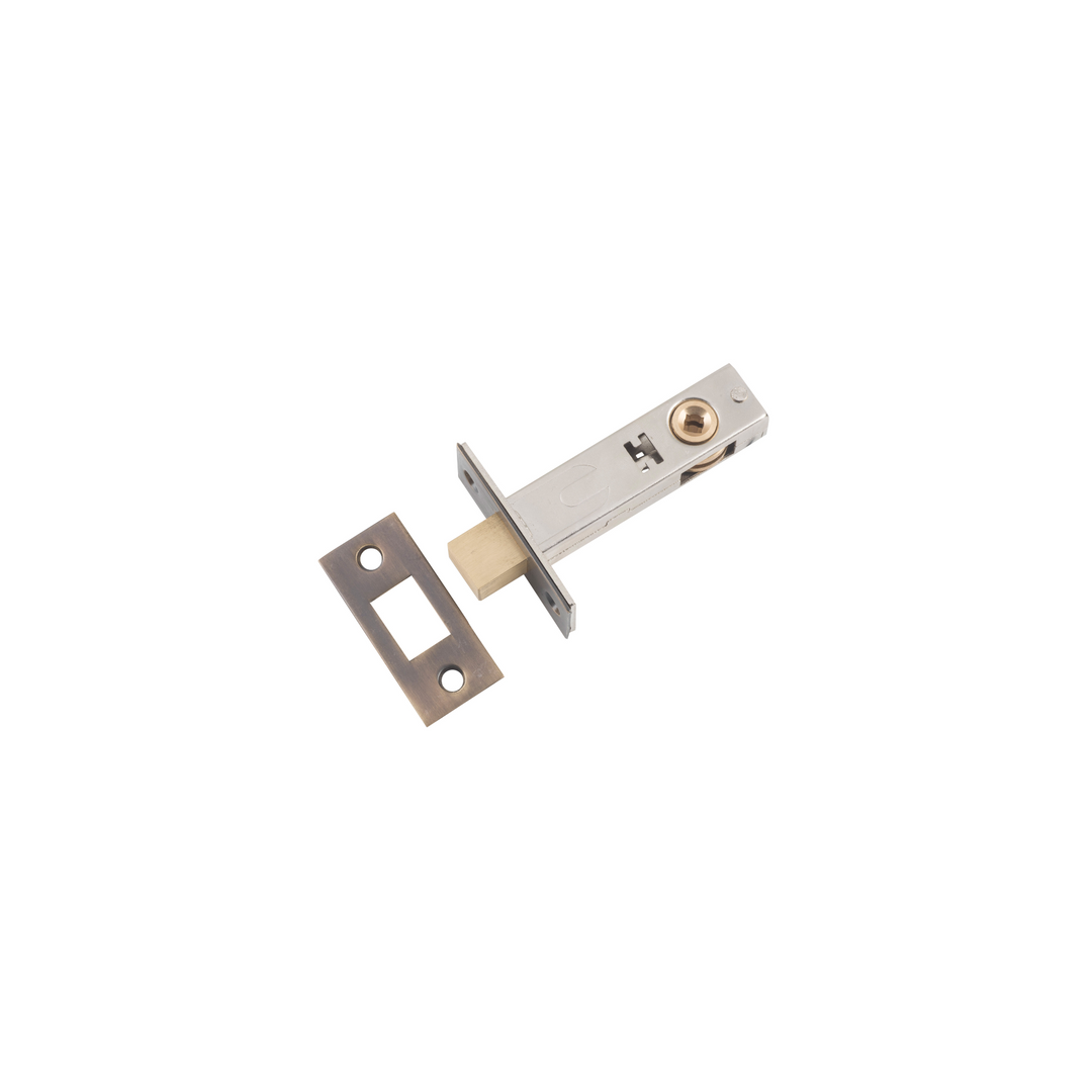 Privacy Bolt Antique Brass 60mm