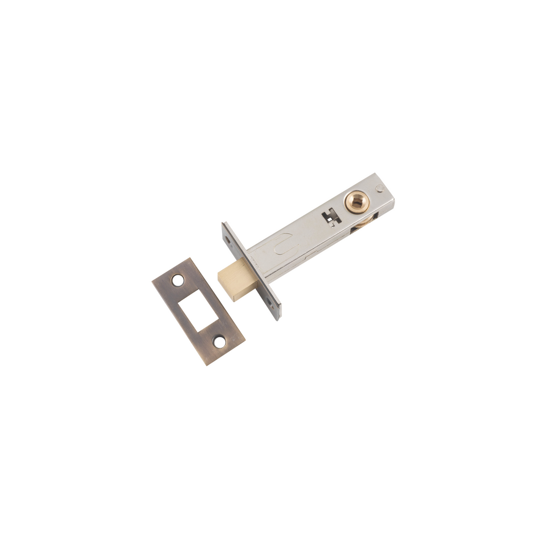 Privacy Bolt Antique Brass 70mm