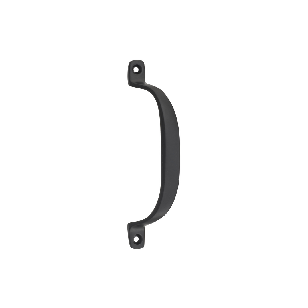 Offset Pull Handle Matt Black 130mm