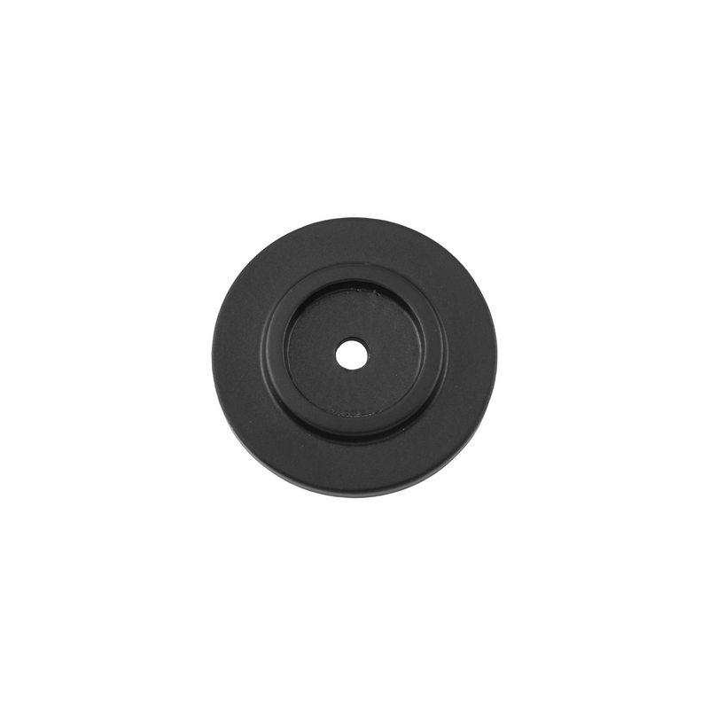 Knob Backplate Matt Black 32mm