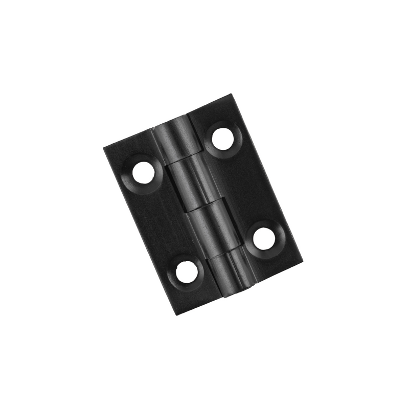 Hinge - Fixed Pin Matt Black 25mm x 22mm