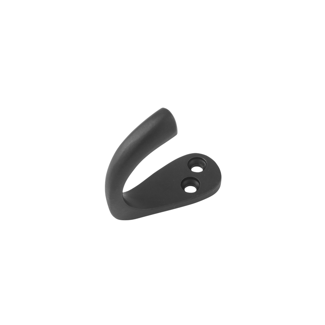 Single Robe Hook Matt Black