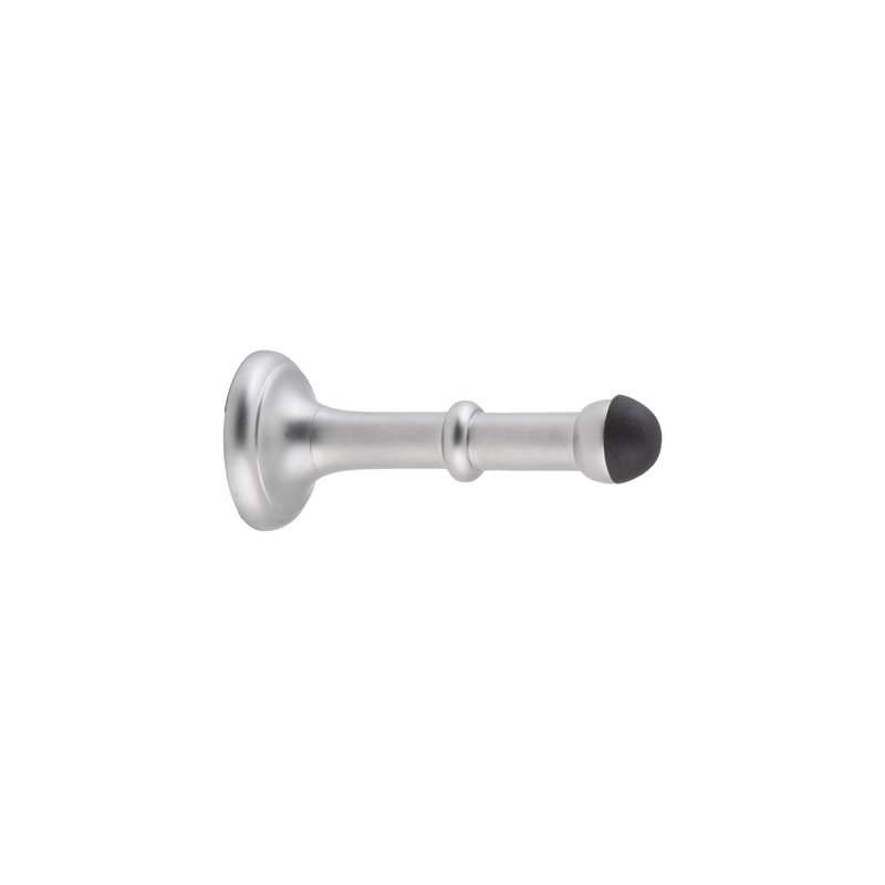 Door Stop - Concealed Fix Satin Chrome 100mm