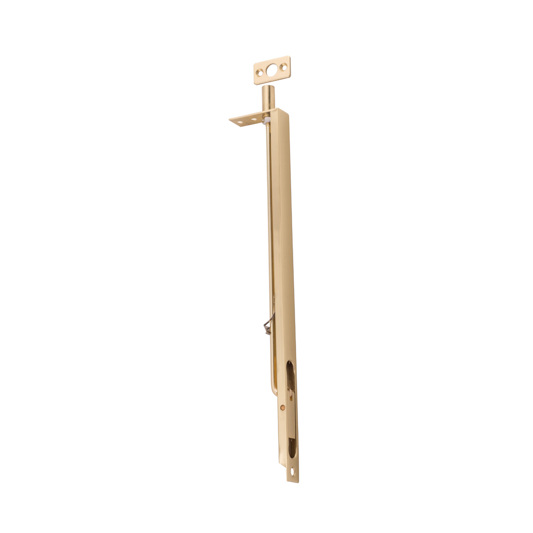 Flush Bolt Polished Brass 300mm