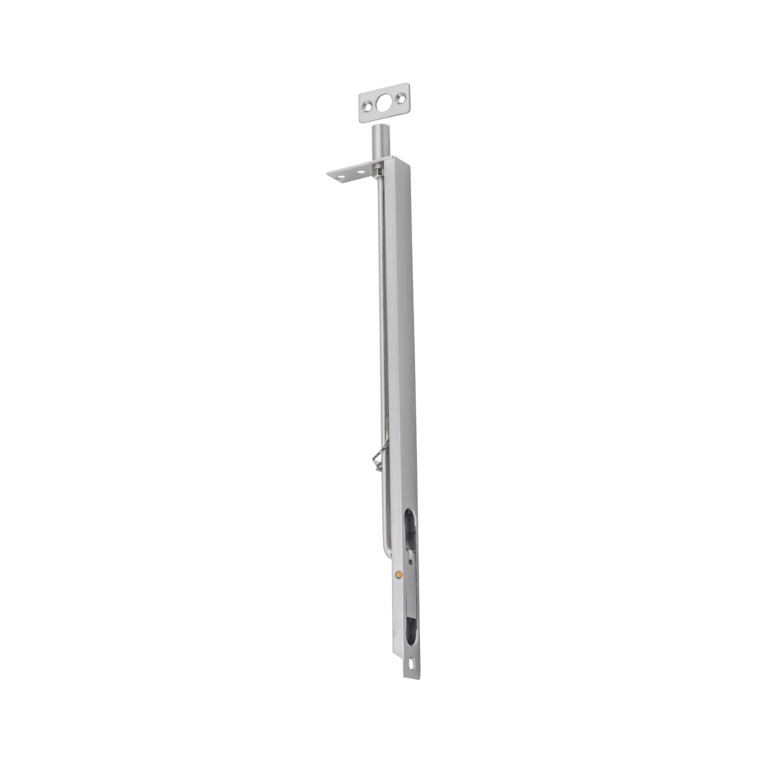 Flush Bolt Satin Nickel 300mm