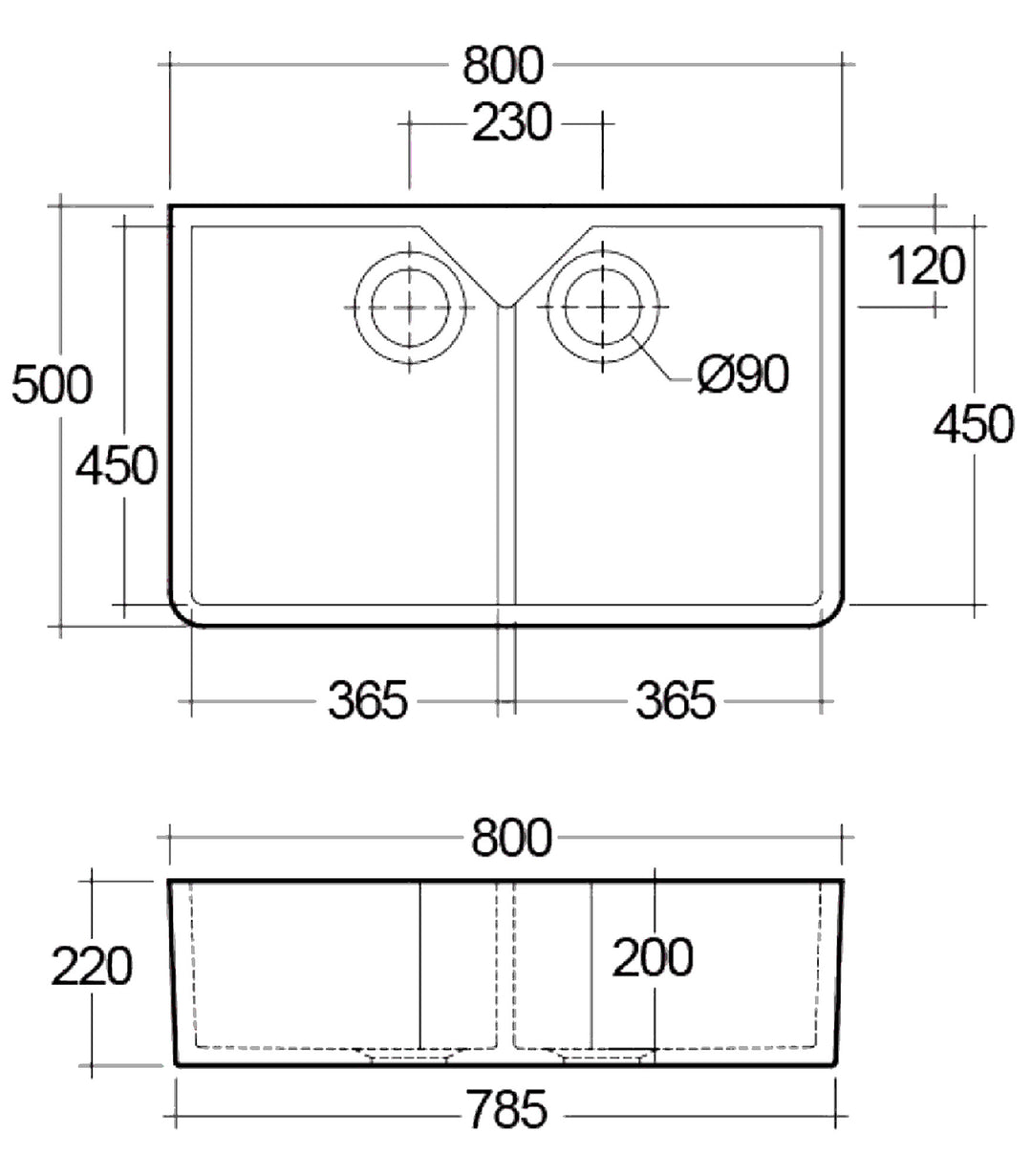 1901 Double Butler Sink