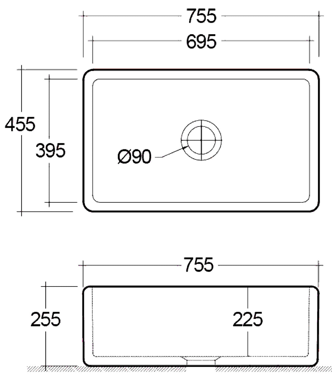 1901 Ribbleton Sink