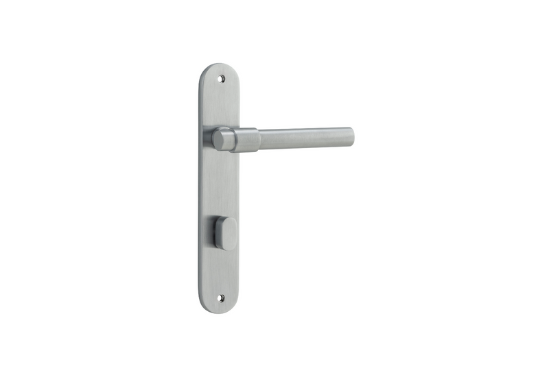 Helsinki Lever Oval Brushed Chrome