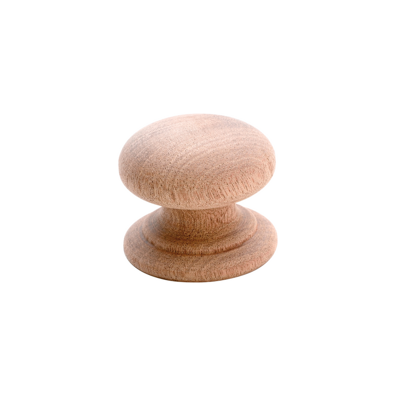 Woodscrew Knob Mahogany 54mm