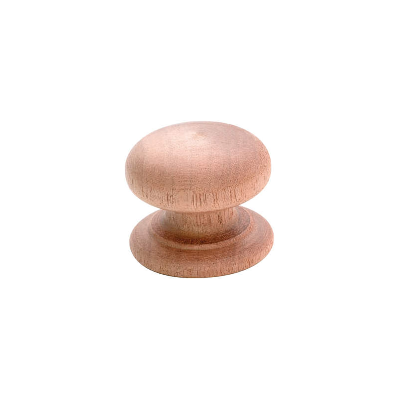 Woodscrew Knob Mahogany 48mm