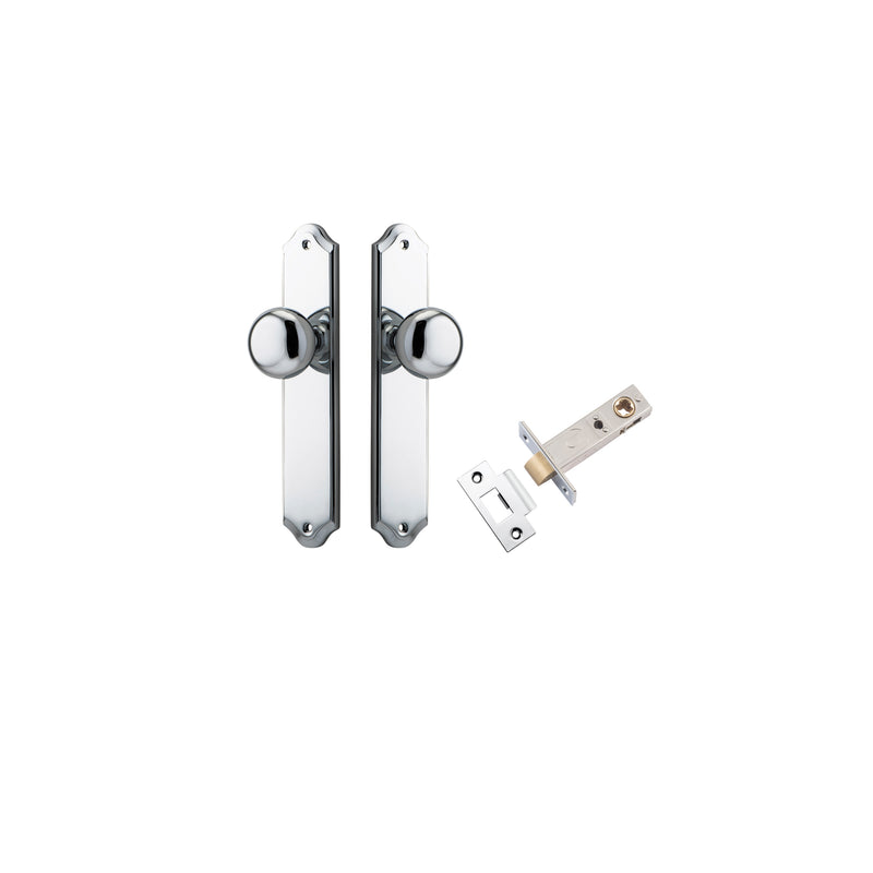 Cambridge Knob Shouldered Polished Chrome Passage Kit