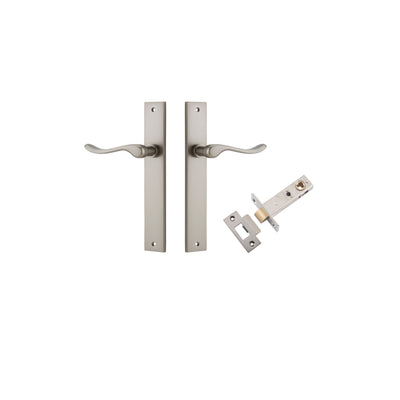 Stirling Lever Rectangular Satin Nickel Passage Kit