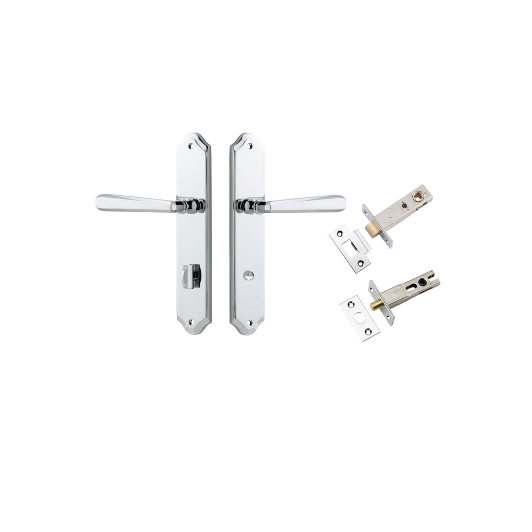 Copenhagen Lever Shouldered Polished Chrome Privacy Kit