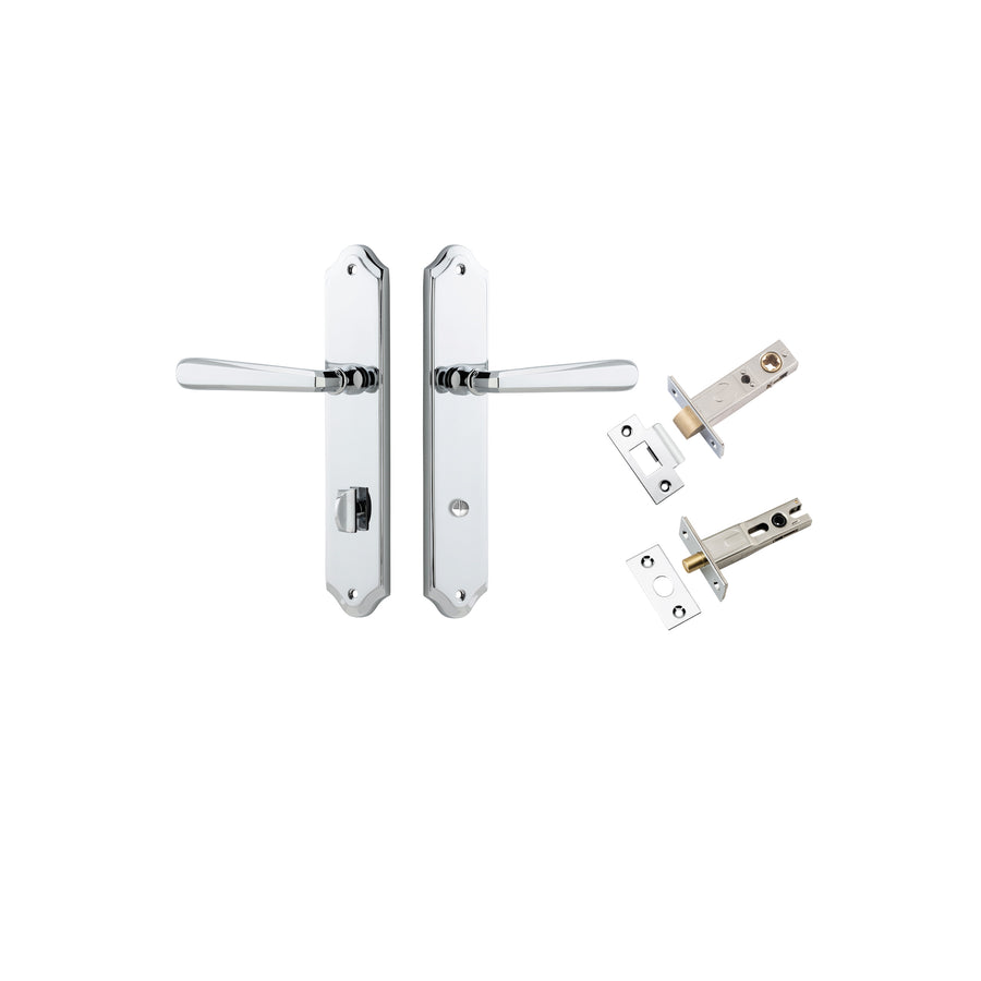 Copenhagen Lever Shouldered Polished Chrome Privacy Kit