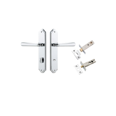 Copenhagen Lever Shouldered Polished Chrome Privacy Kit