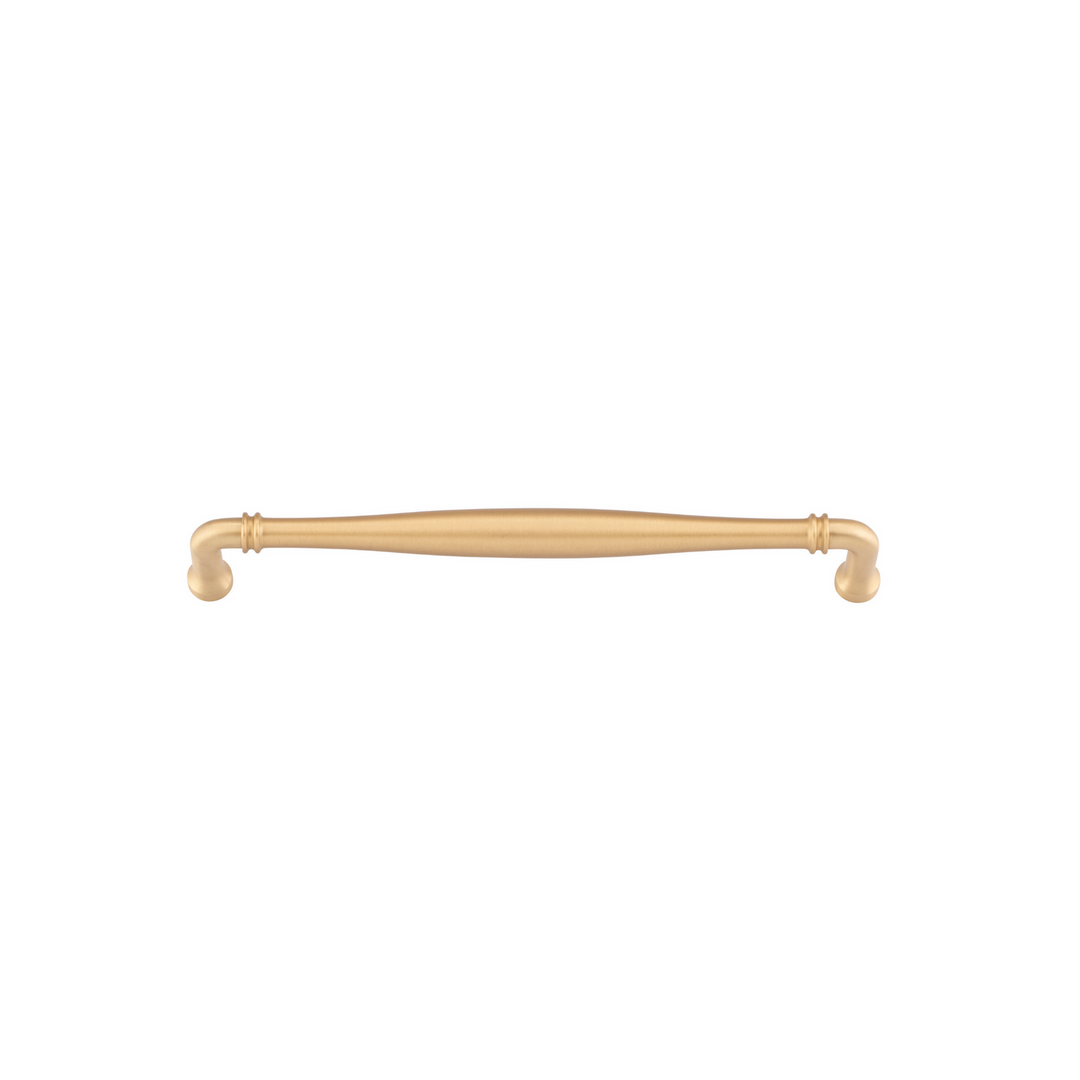 Sarlat Cabinet Pull Brushed Brass CTC 256mm