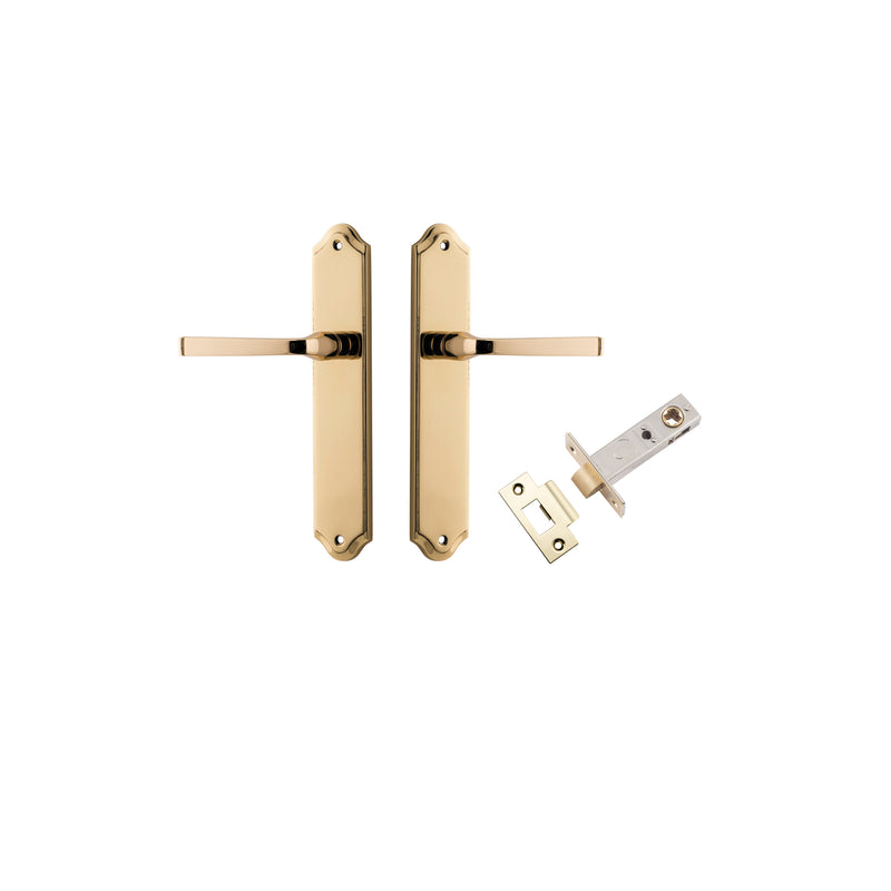 Annecy Lever Shouldered Polished Brass Passage Kit