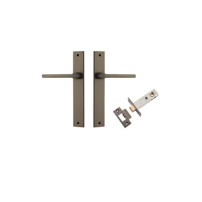 Baltimore Lever Rectangular Signature Brass Passage Kit