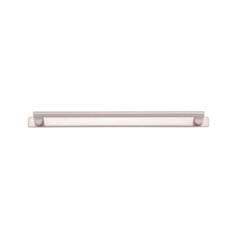 Baltimore Cabinet Pull with Backplate Satin Nickel CTC 320mm