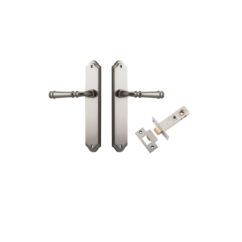 Verona Lever Shouldered Satin Nickel Passage Kit