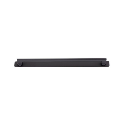 Baltimore Cabinet Pull with Backplate Matt Black CTC 320mm