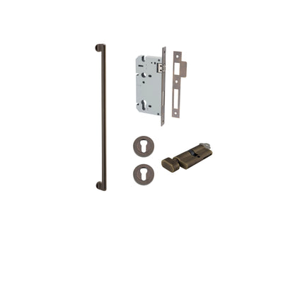 Baltimore Pull Handle Signature Brass 600mm Entrance Kit - Key/Thumb Turn