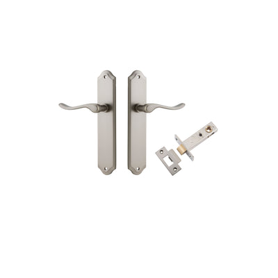 Stirling Lever Shouldered Satin Nickel Passage Kit