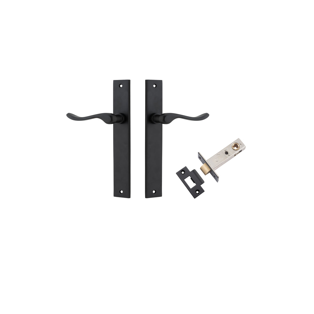 Stirling Lever Rectangular Matt Black Passage Kit
