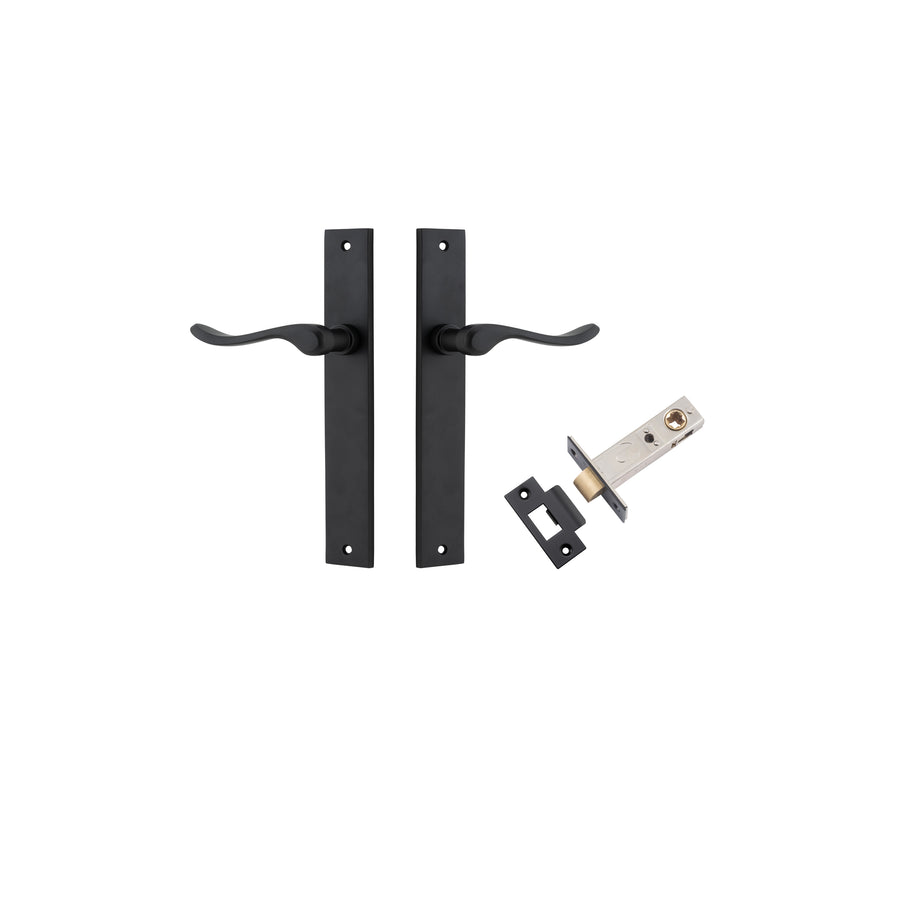 Stirling Lever Rectangular Matt Black Passage Kit