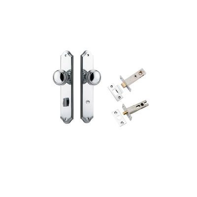 Paddington Knob Shouldered Polished Chrome Privacy Kit