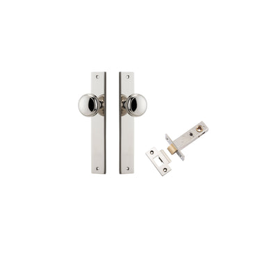 Paddington Knob Rectangular Polished Nickel Passage Kit