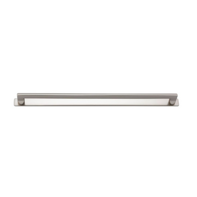 Baltimore Cabinet Pull with Backplate Satin Nickel CTC 450mm