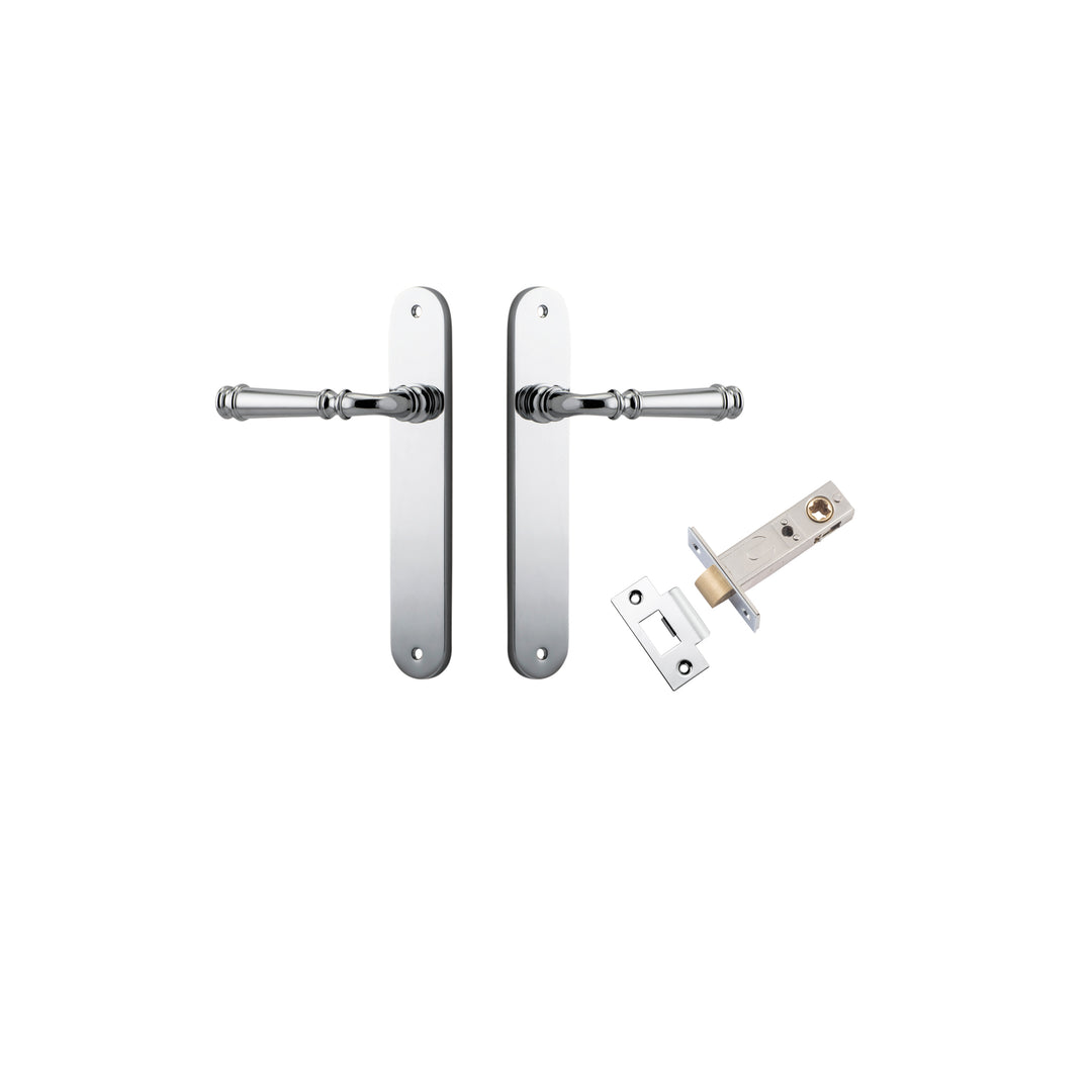 Verona Lever Oval Polished Chrome Passage Kit