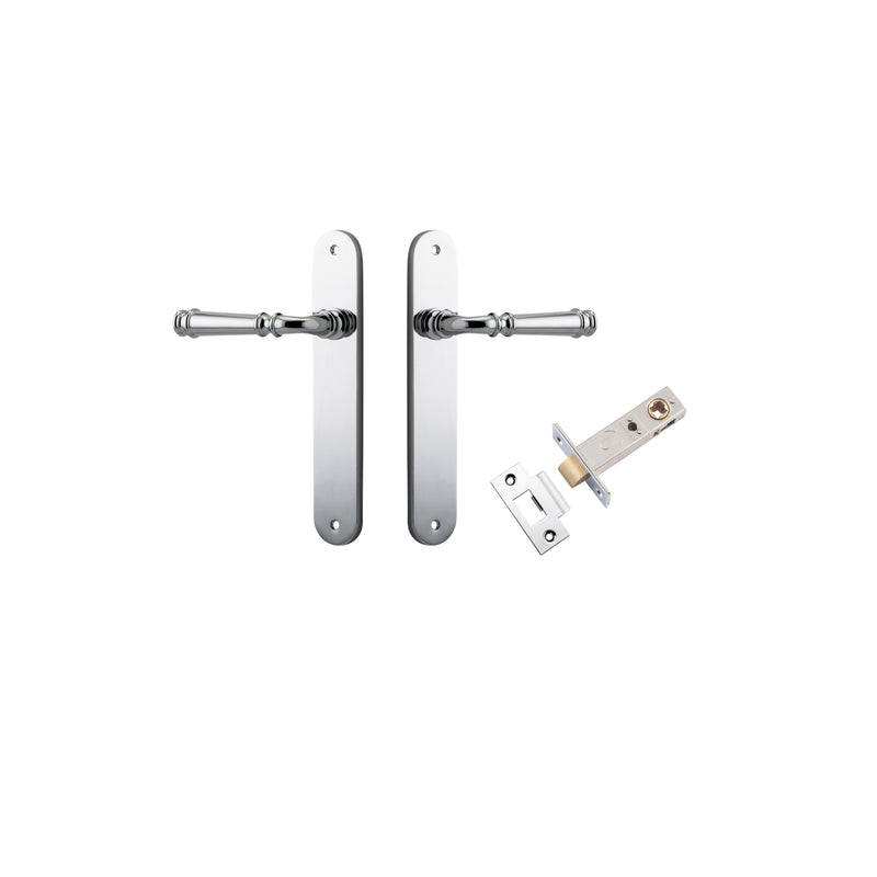 Verona Lever Oval Polished Chrome Passage Kit