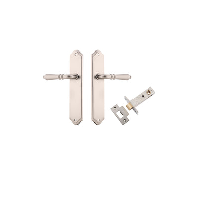 Sarlat Lever Shouldered Satin Nickel Passage Kit