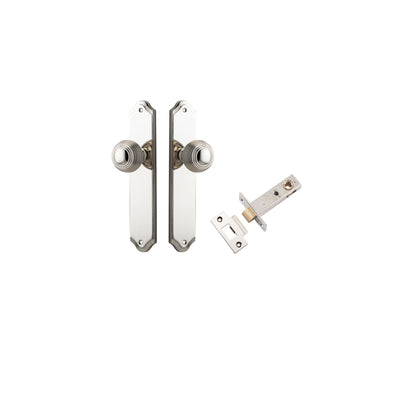 Guildford Knob Shouldered Polished Nickel Passage Kit