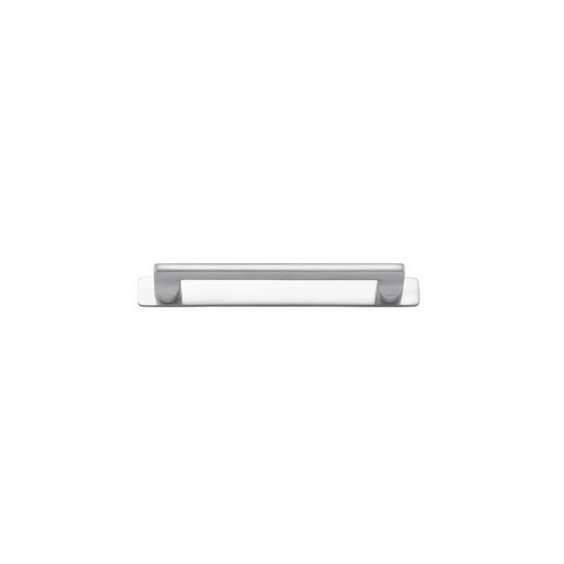 Baltimore Cabinet Pull with Backplate Brushed Chrome CTC 160mm